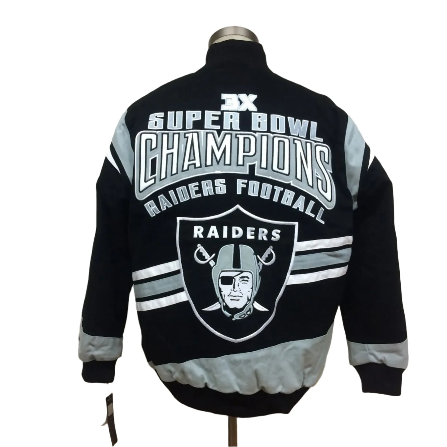 Las Vegas Raiders 3-Time Superbowl Champions softshell sublimation Jacket