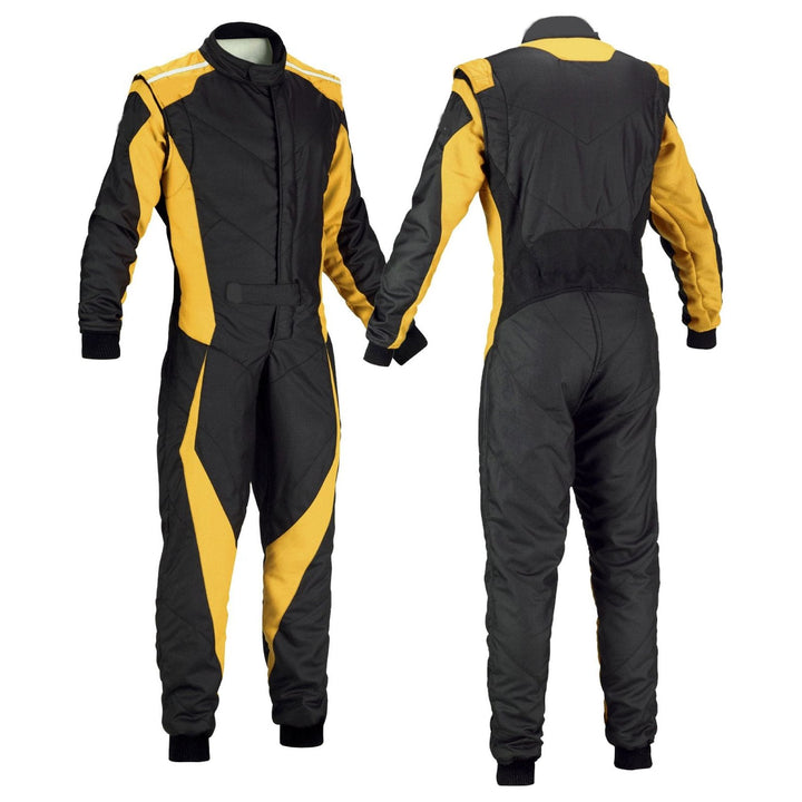 Go-Kart Racing Cordura One Piece suit - Black / Gold