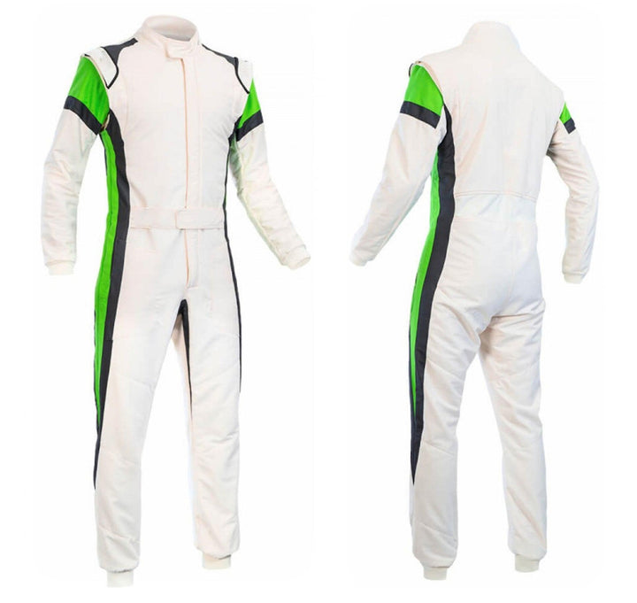 Go Kart Racing White Costume