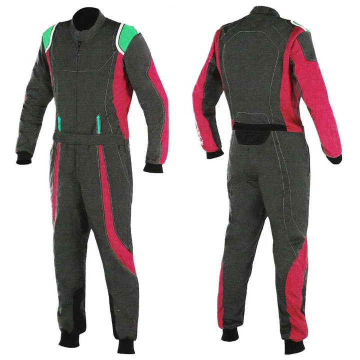 Black / Red Race Suit For Karting