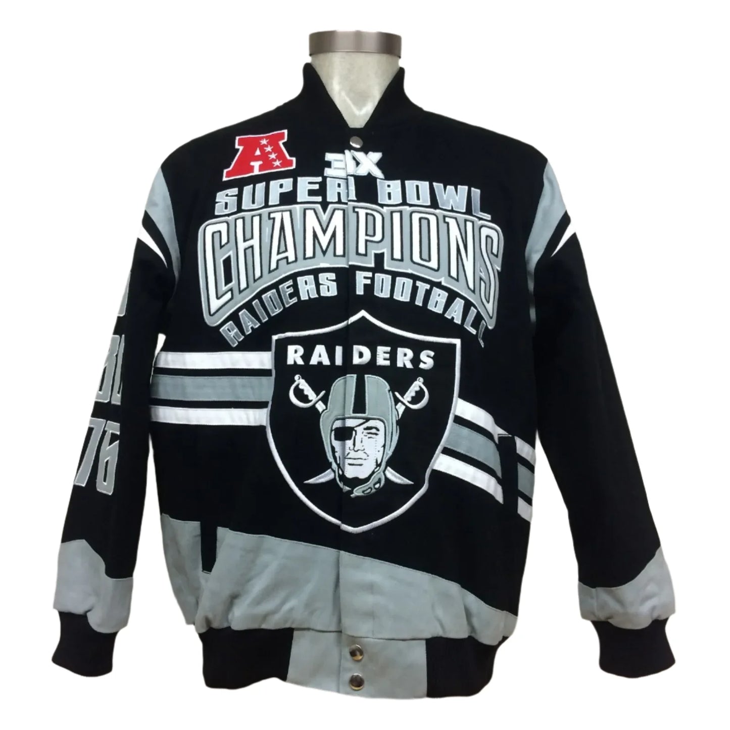 Las Vegas Raiders 3-Time Superbowl Champions softshell sublimation Jacket
