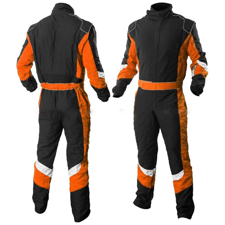 Karting Racing Costume - Black / Orange