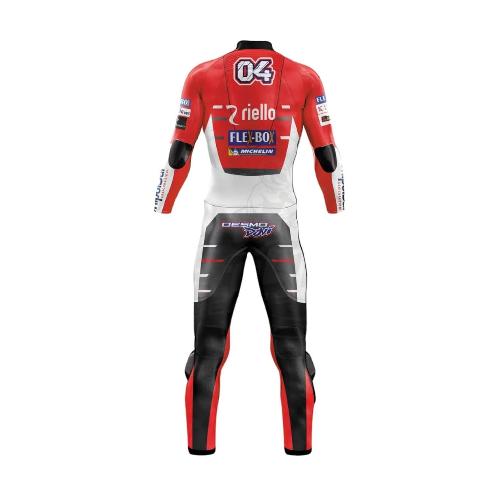 Ducati Andrea Dovizioso 2018 Motorcycle Leather Racing Suit Black One or Two-Piece