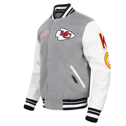 NFL KANSAS CITY CHIEFS SCRIPT TAIL MEN'S RIB WOOL VARSITY