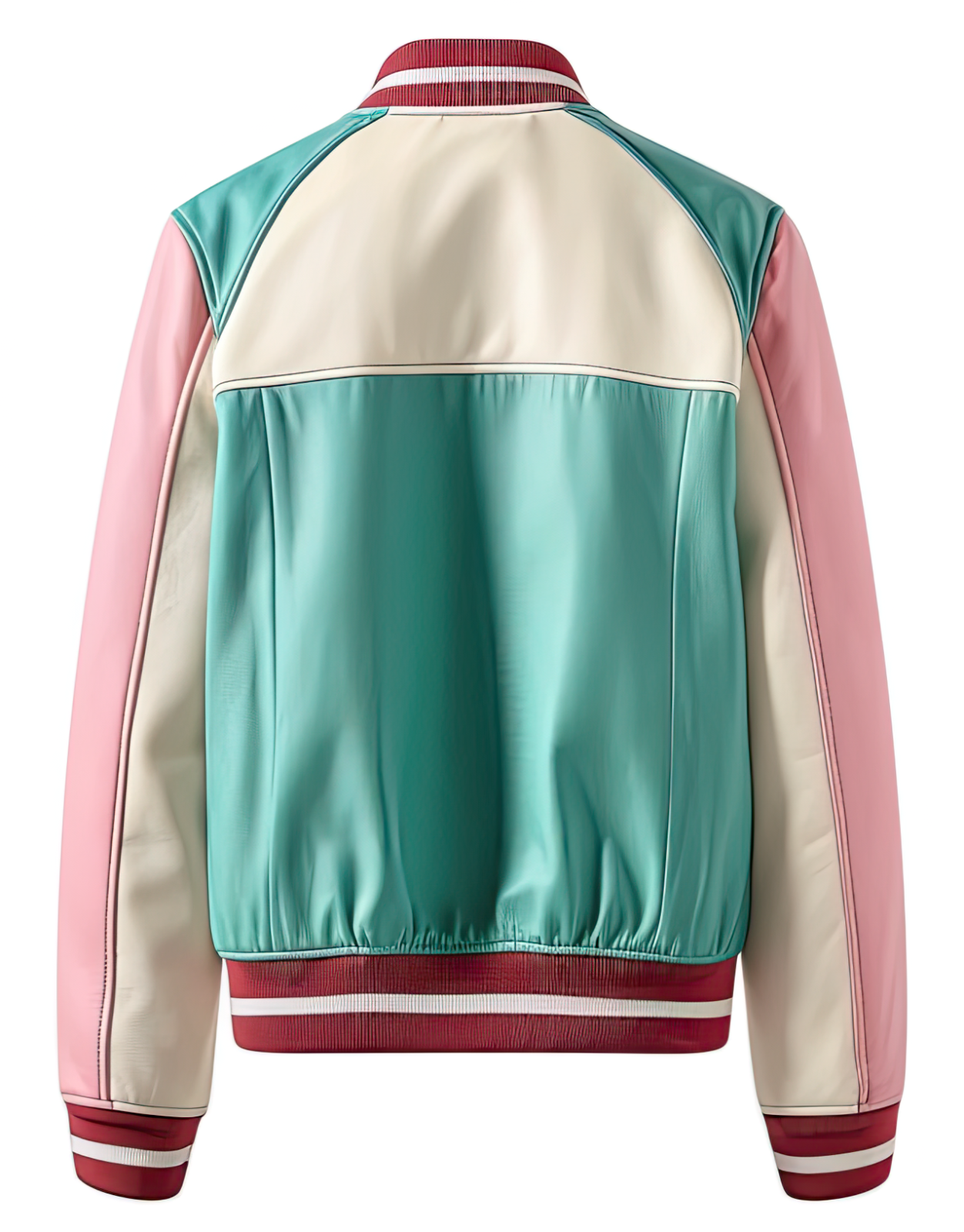 Men's Stylish Multi Color Varsity Jacket Casual Slim Fit Bomber Leather Jacket Veleeze (12)