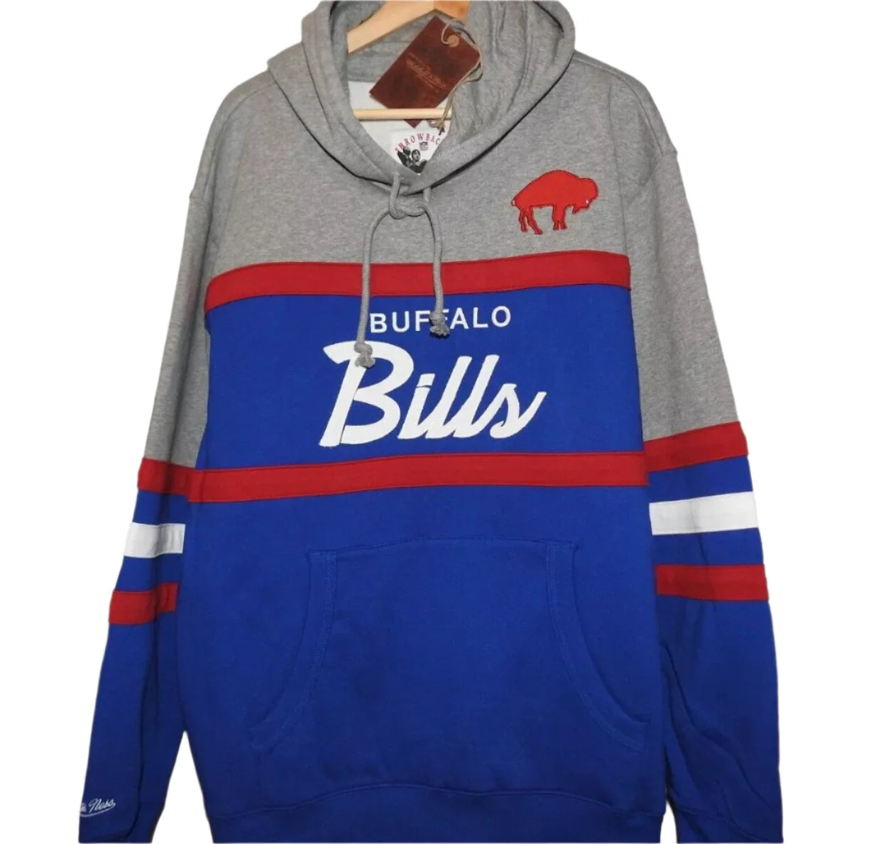 Mitchell & Ness Buffalo Bills Head Coach NFL Hoodie New Mens