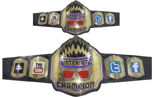 '- WWE intercontinental Wrestling Championship Belt 1.5MM-02