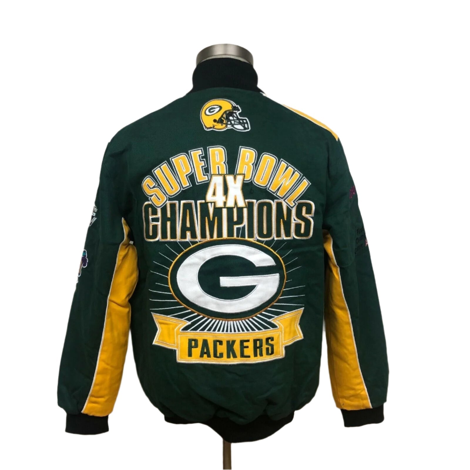 Green Bay Packers 4-Time Superbowl Champions Jacket