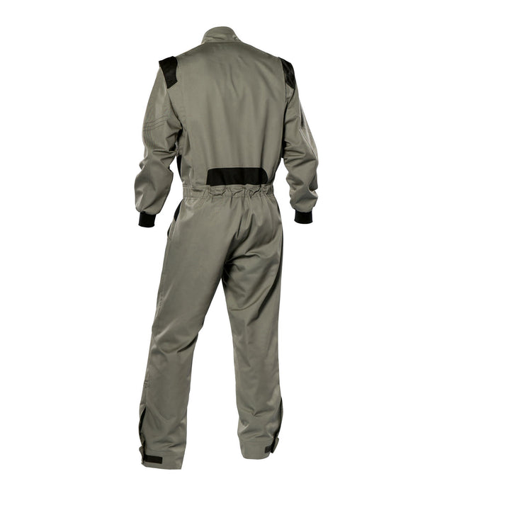 Gray Karting Driver Racing Wear