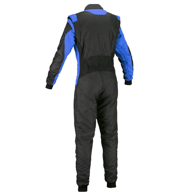 Go Kart Racing Suit Black & Blue