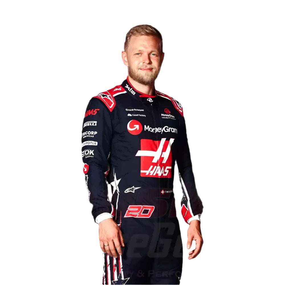 Kevin Magnussen 2023 Special Austin US Grand Prix F1 Racing Suit Team Hass