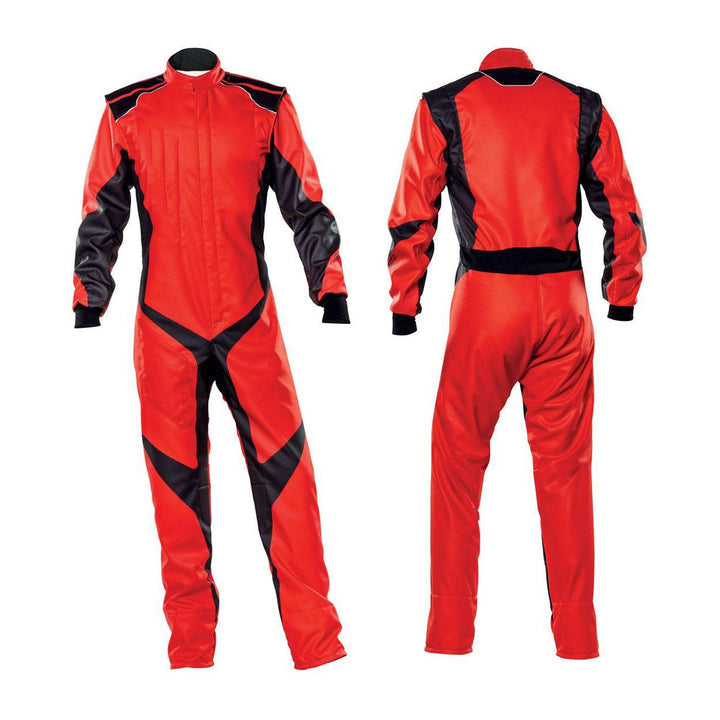 Plain Red Go Kart Racing Outfit