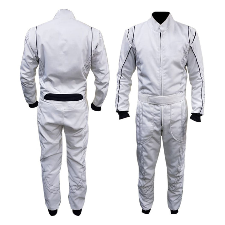 Go-Kart Driver Race Gear - White
