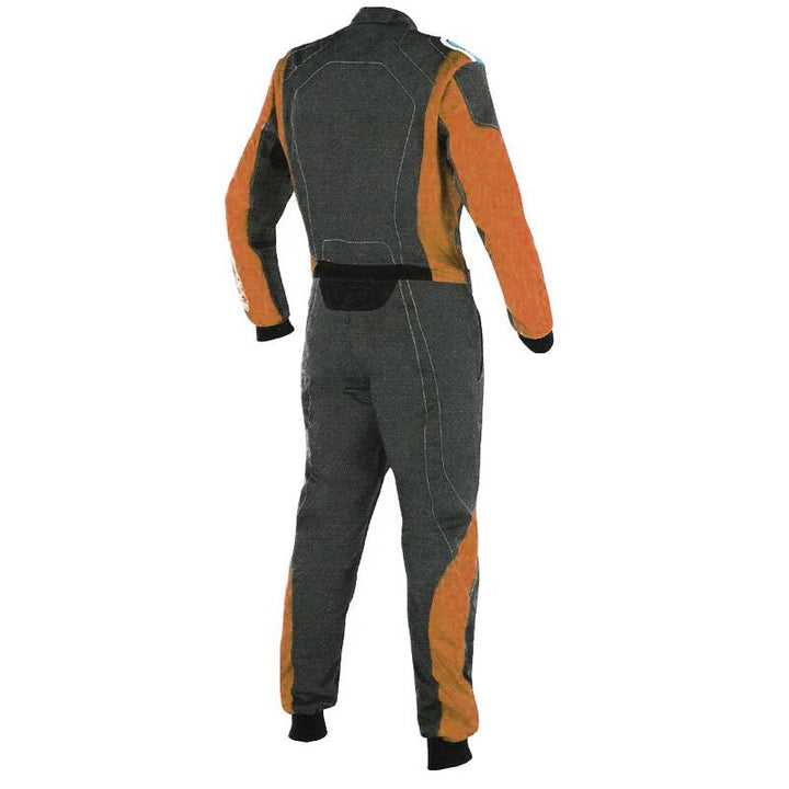 Black / Brown Racing Suit For Karting