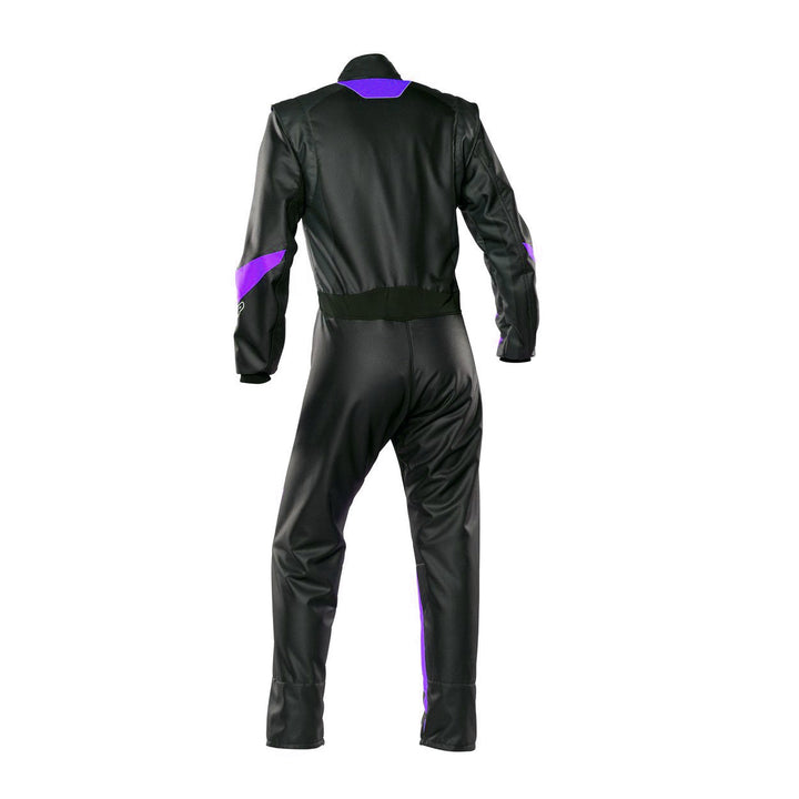 Karting Racing Driver Outfit - Black / Violet