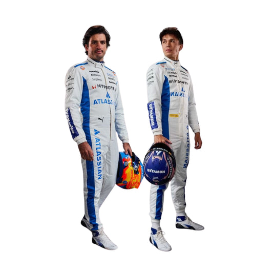 2025 F1 racing costume worn by Alex Albon & Carlos Sainz Jr – HP Monaco GP