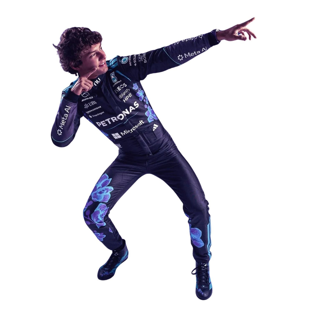 Andrea Kimi Antonelli 2026 Racing Suit F1 Mercedes Singapore GP