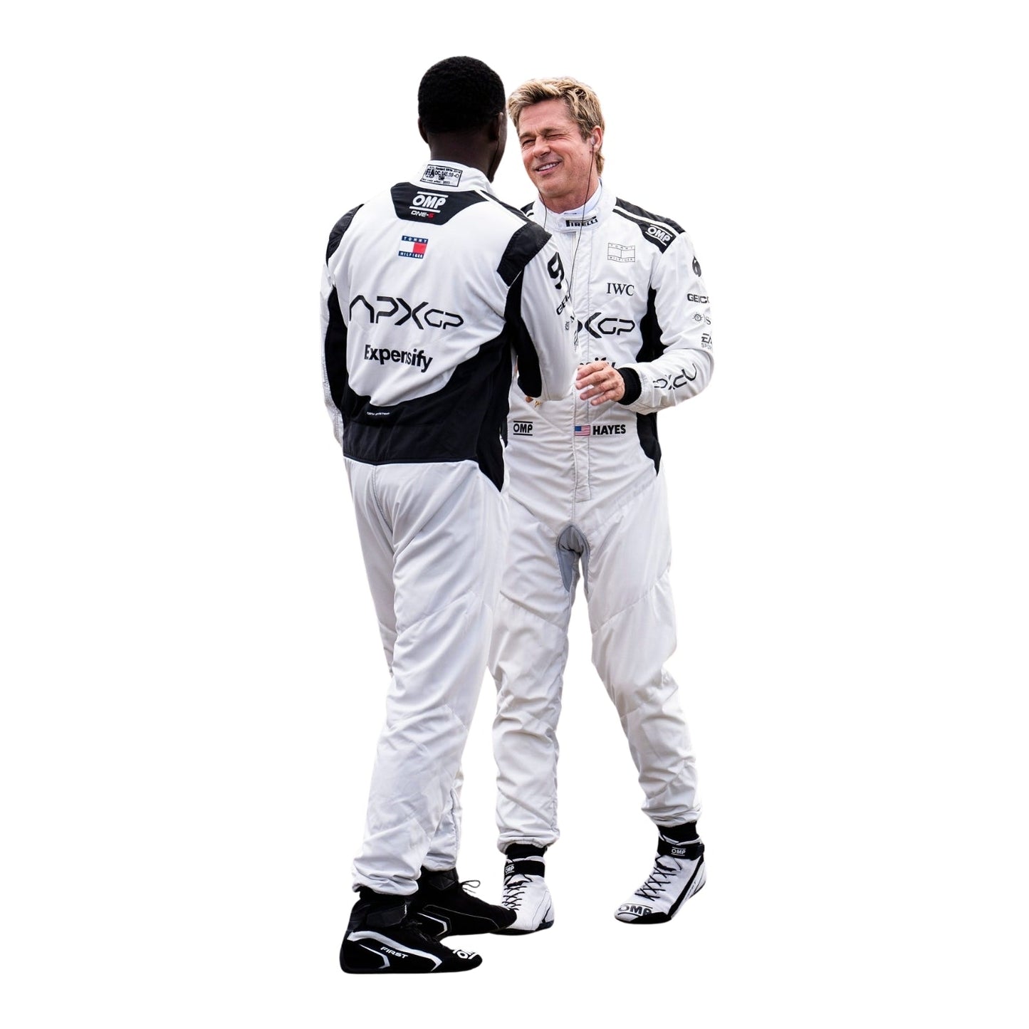 Damson Idris 2025 F1 movie racing suit back design showcasing detailed graphics