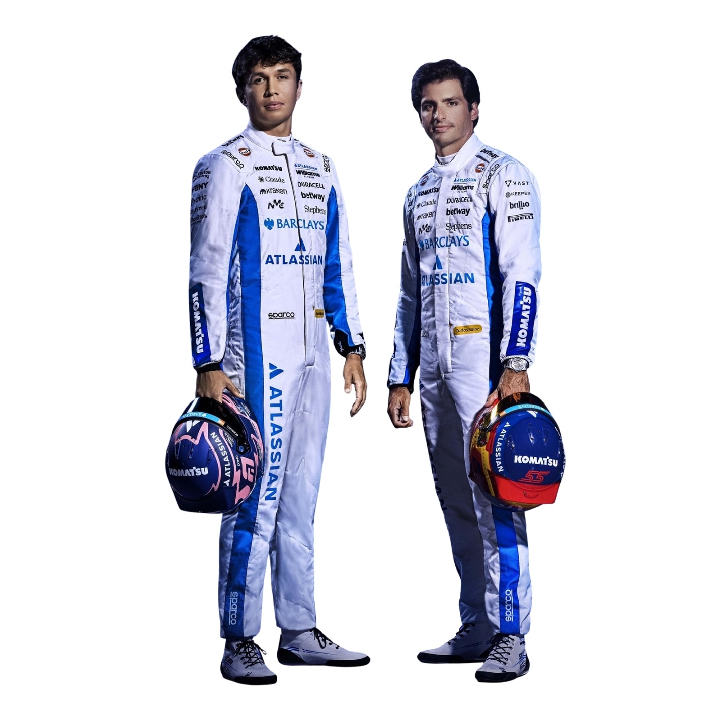 Carlos Sainz & Alexander Albon F1 Racing Costume 2026 - Williams