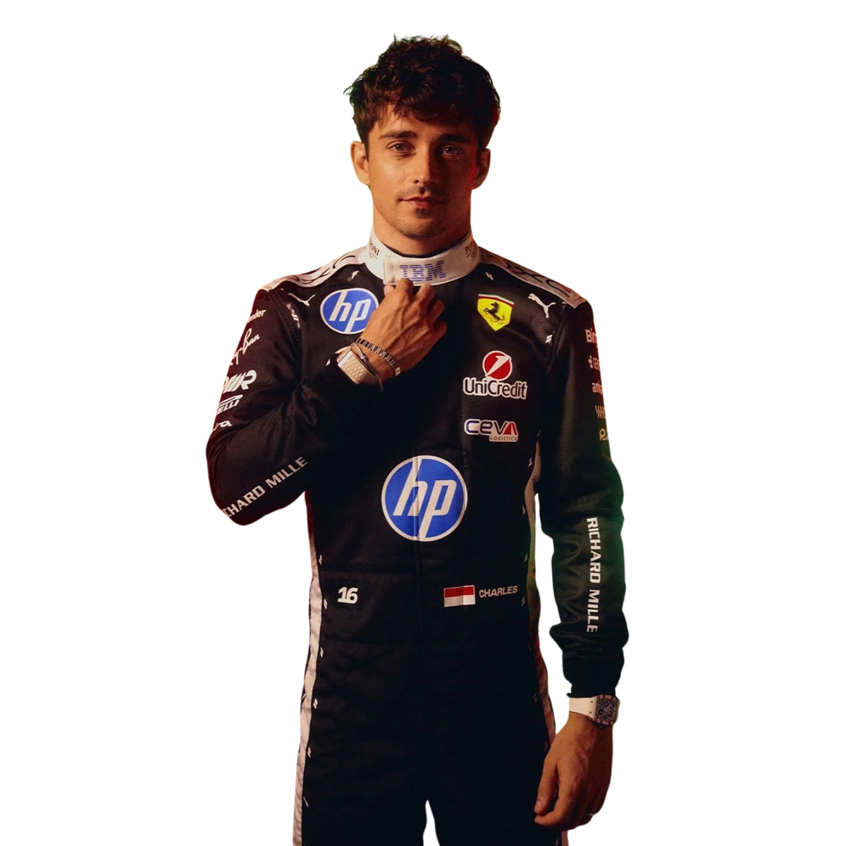 Charles Leclerc 2026 Racing Suit F1 Ferrari Singapore GP