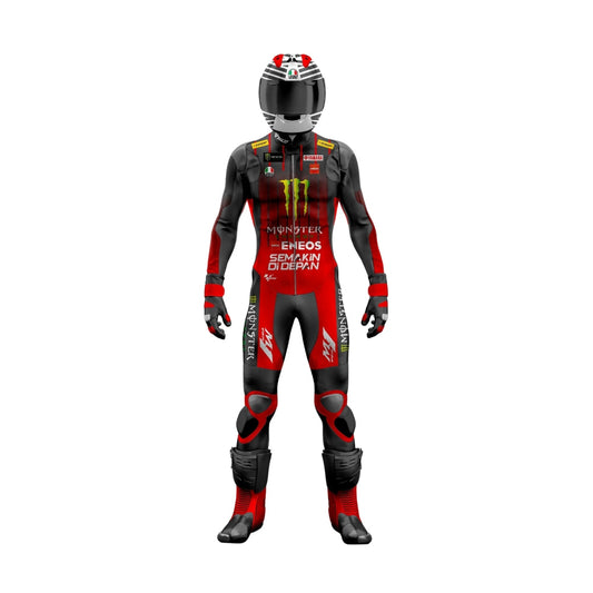 Yamaha MotoGP Leather Protective Motorbike Track Racing Suit