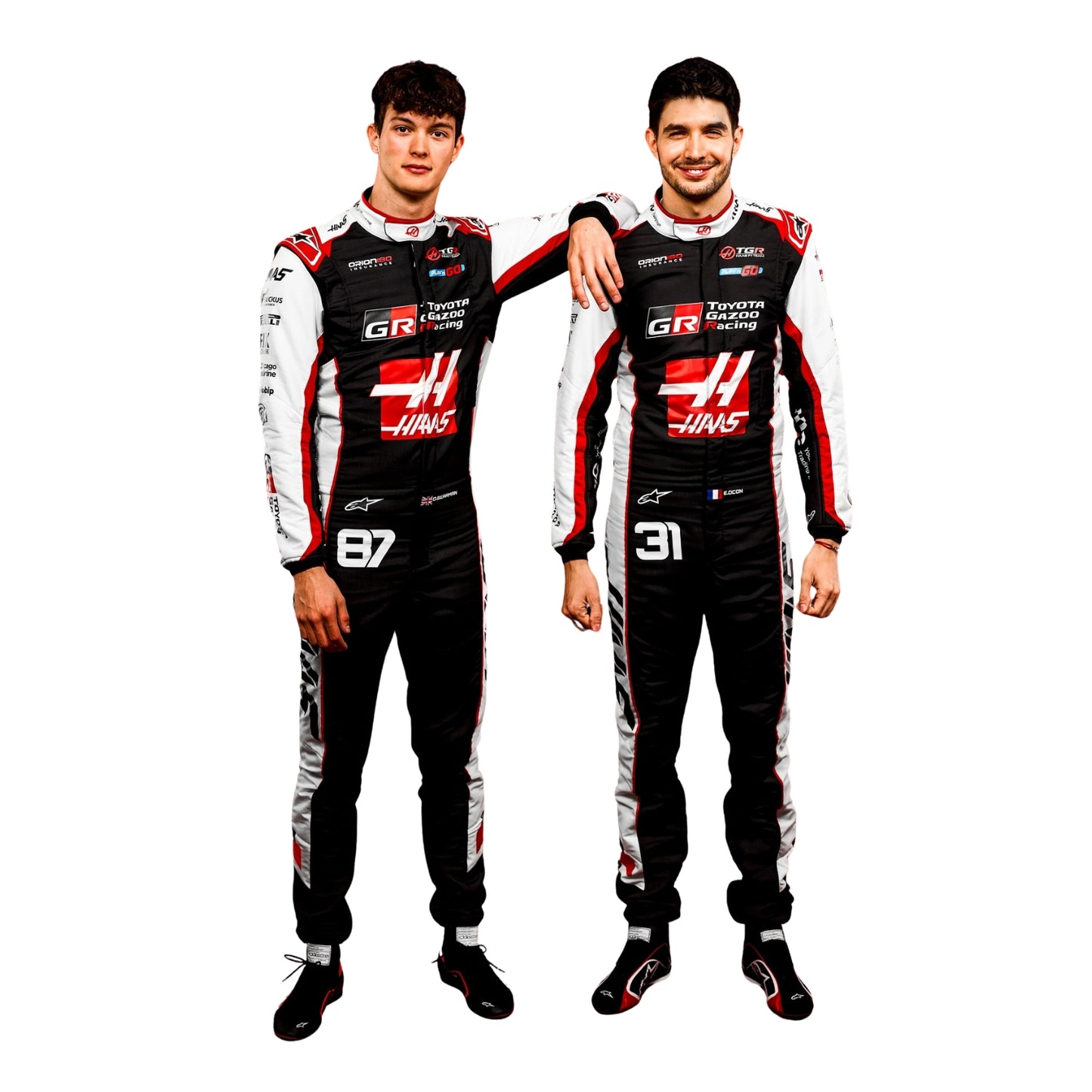 Esteban Ocon & Oliver Bearman F1 Racing Costume 2026 - Haas