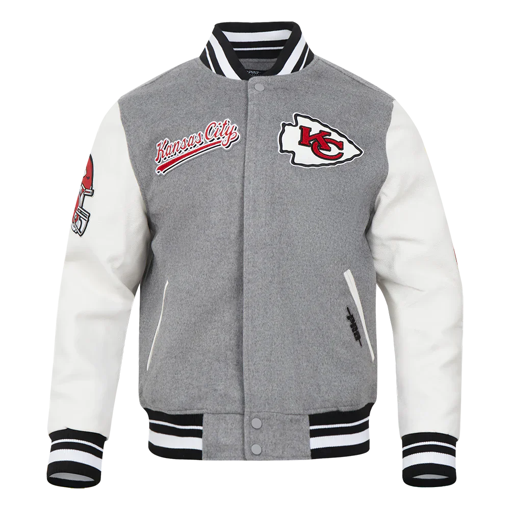 NFL KANSAS CITY CHIEFS SCRIPT TAIL MEN'S RIB WOOL VARSITY