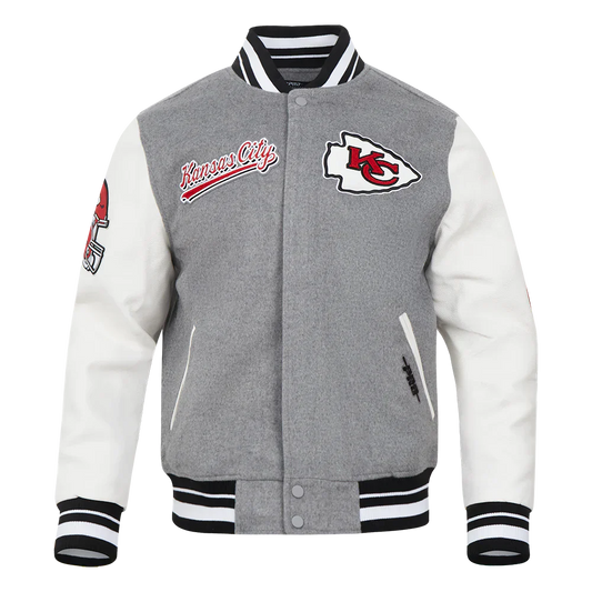 NFL KANSAS CITY CHIEFS SCRIPT TAIL MEN'S RIB WOOL VARSITY