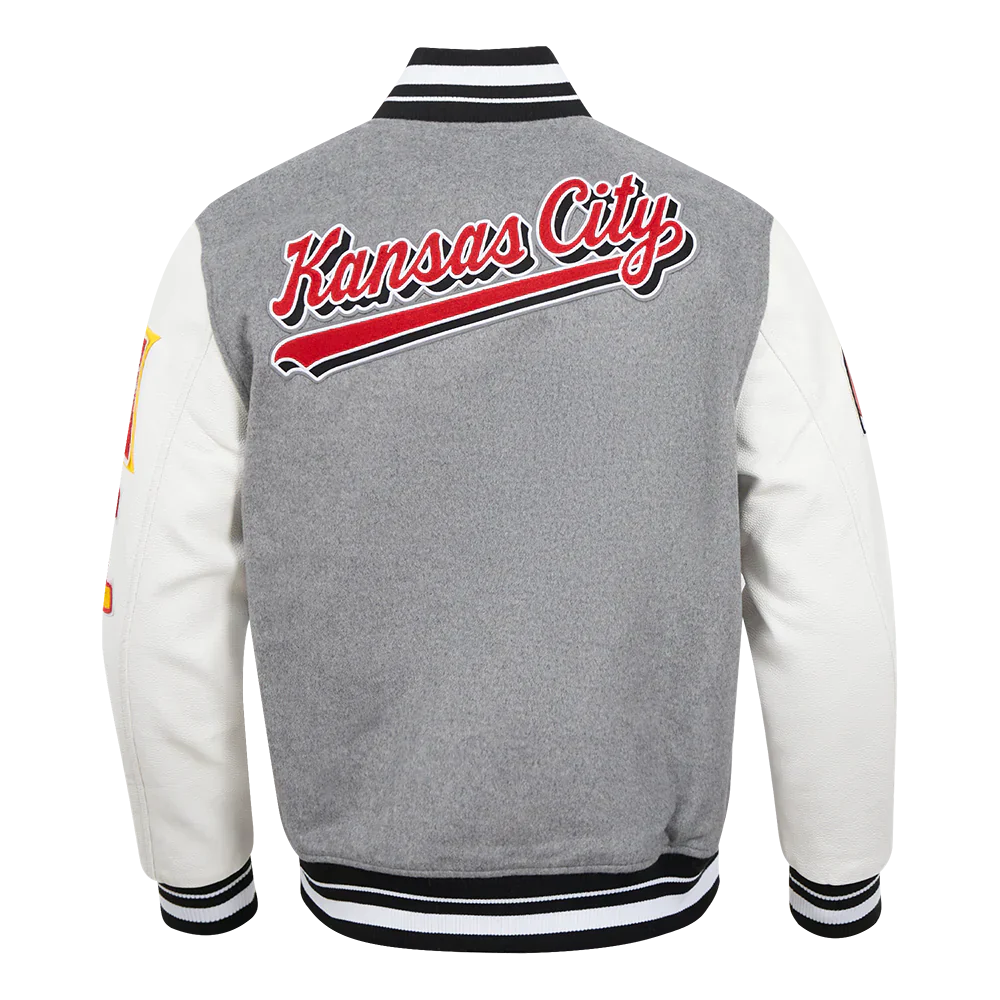NFL KANSAS CITY CHIEFS SCRIPT TAIL MEN'S RIB WOOL VARSITY