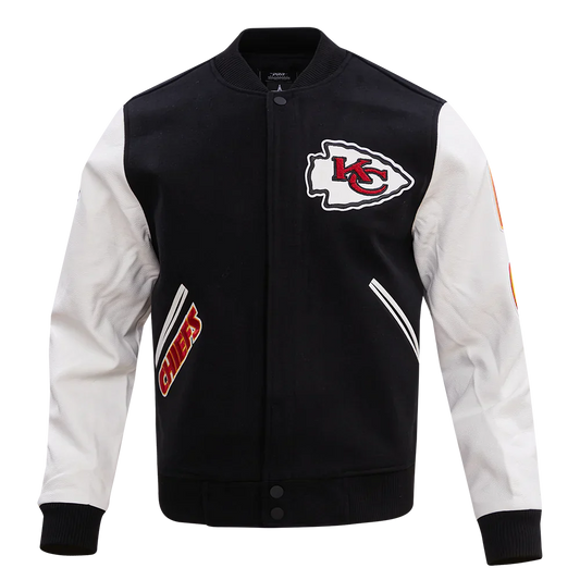 NFL KANSAS CITY CHIEFS CLASSIC WOOL MEN'S VARSITY JACKET