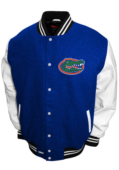 Franchise Club Mens NCAA Wool Varsity Letterman Jacket-01