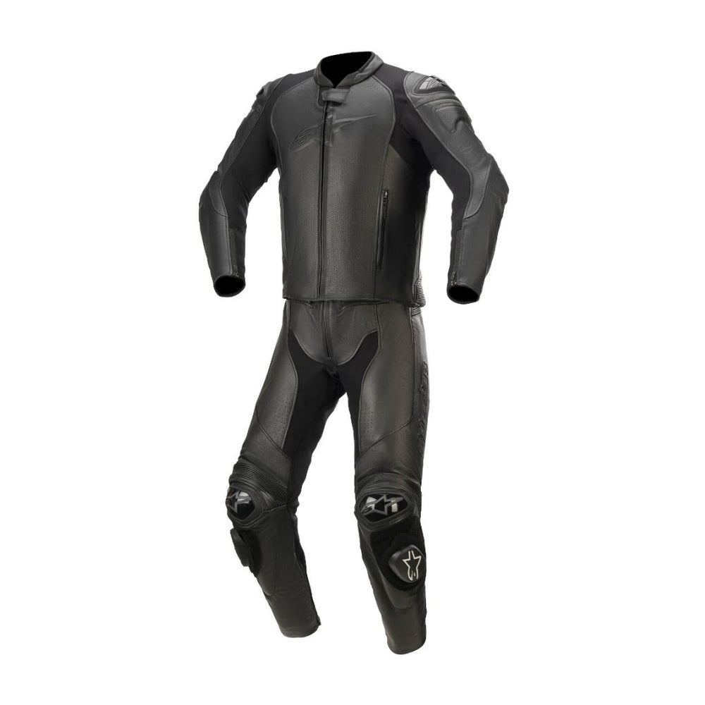 GP Plus V3 Graphite Two-Piece Motorcycle Leather Racing Suit