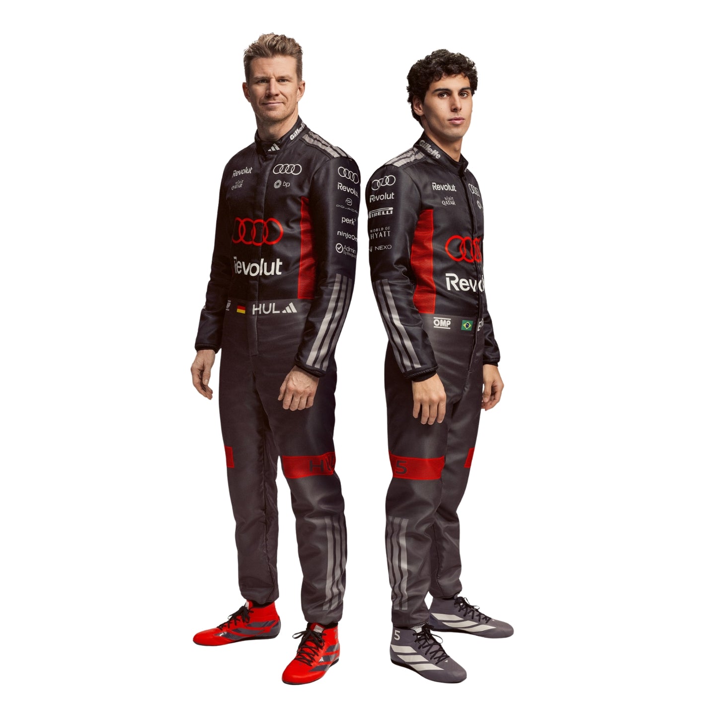 Gabriel Bortoleto & Nico Hulkenberg F1 Racing Costume 2026 - Audi
