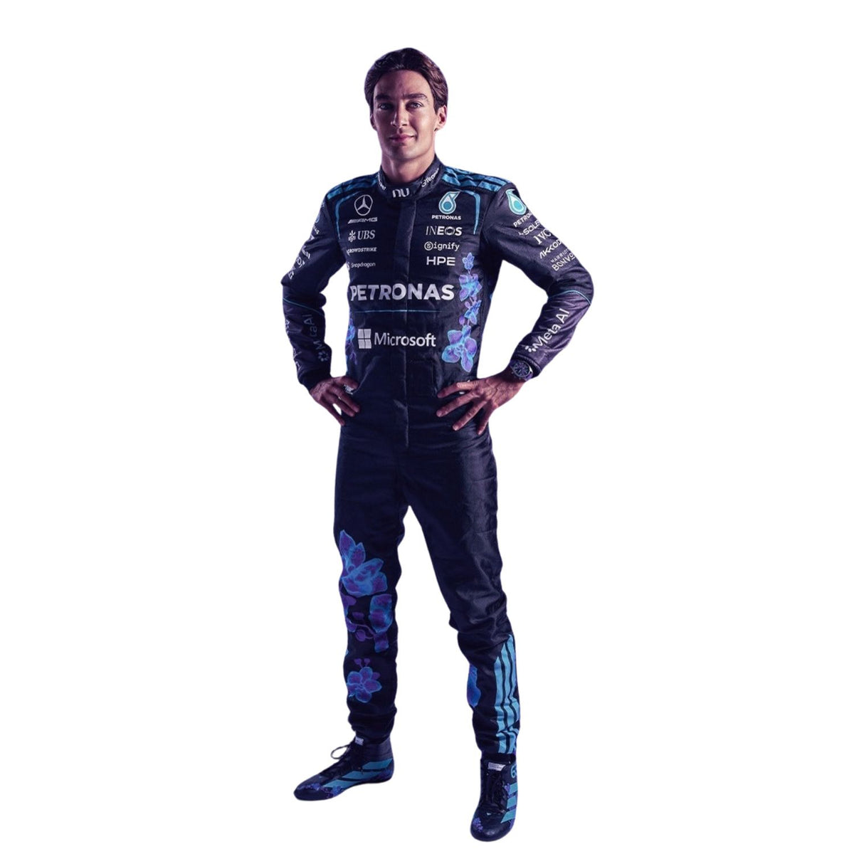 George Russell 2026 Racing Suit F1 Mercedes Singapore GP