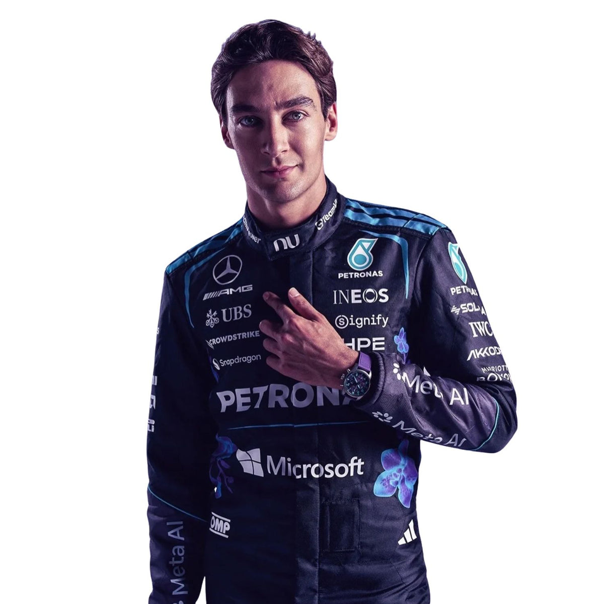 George Russell 2026 Racing Suit F1 Mercedes Singapore GP
