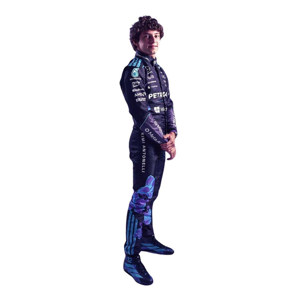 George Russell & Andrea Kimi Antonelli F1 Racing Costume 2026 - Mercedes Singapore GP