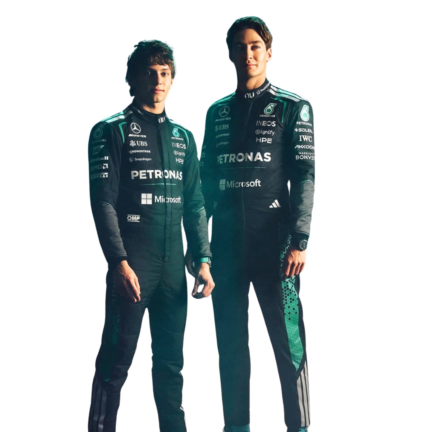 George Russell & Andrea Kimi Antonelli F1 Racing Costume 2026 - Mercedes