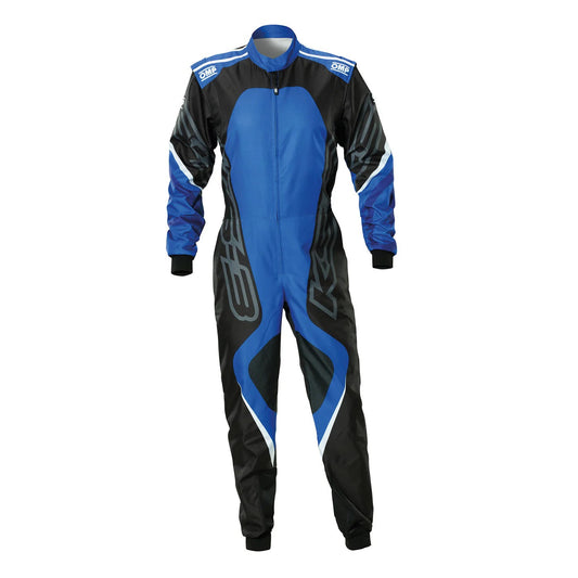 OMP Blue Kart Suit KS-3X ART Style 1 Youth