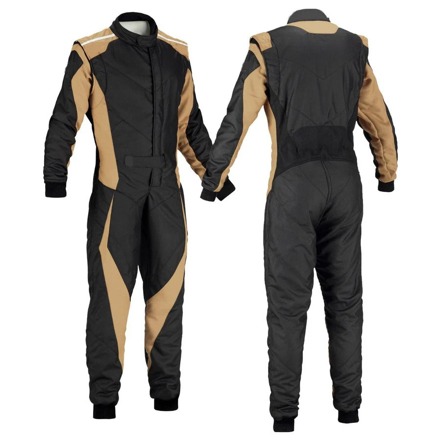 Plain Black Go Kart Racing Costume