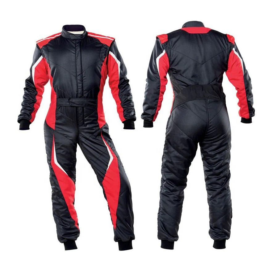 Red Custom Go Kart Racing Suit