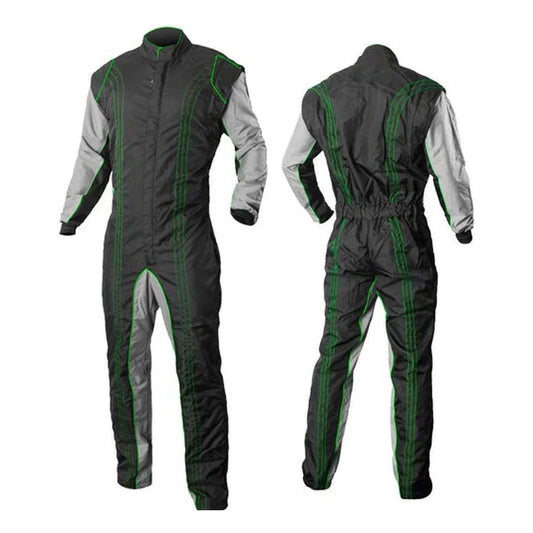 Karting Race Suit Black & Gray