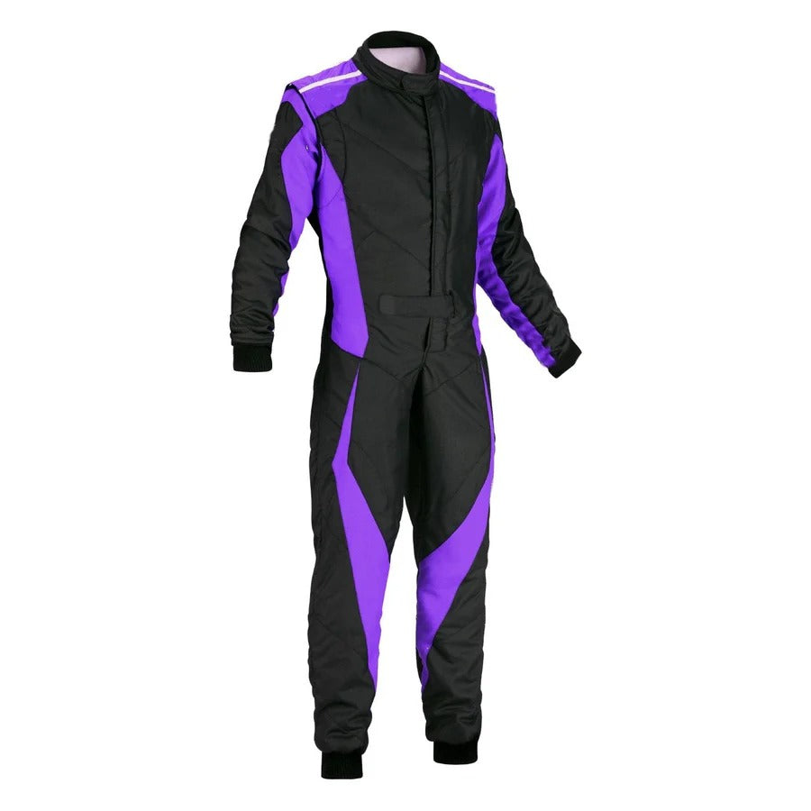 Black & Purple Custom Go Kart Racing Suit
