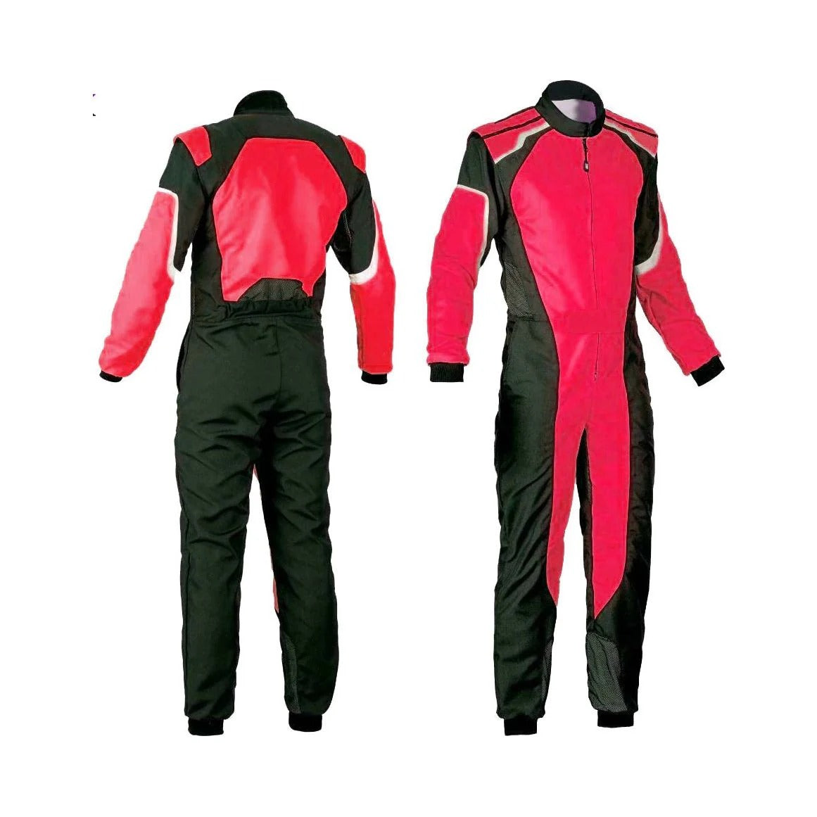 Plain Red Go Kart Racing Suit