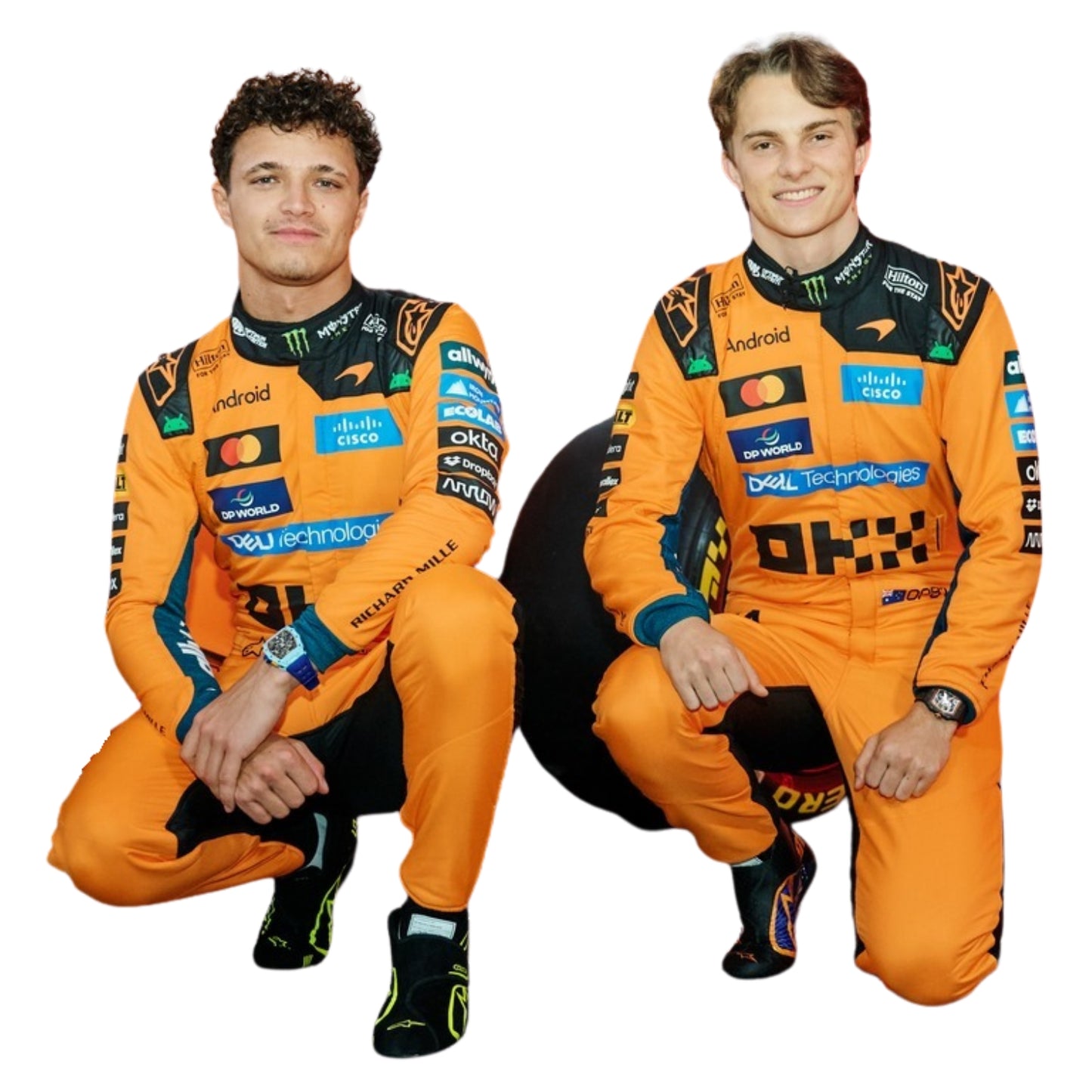 Lando Norris & Oscar Piastri F1 Racing Costume 2026 - McLaren