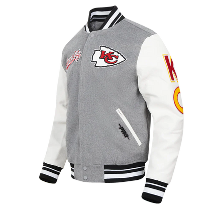 NFL KANSAS CITY CHIEFS SCRIPT TAIL MEN'S RIB WOOL VARSITY