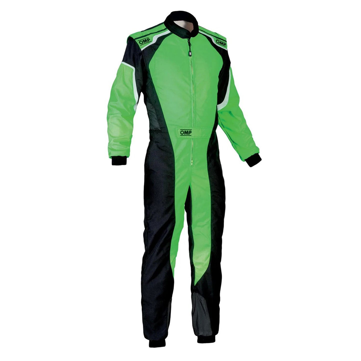 OMP KS-3 FLUO Green Go Kart Racing Suit - STORMX GEAR