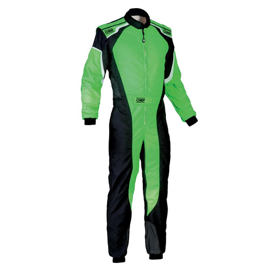 OMP KS-3 FLUO Green Go Kart Racing Suit - STORMX GEAR