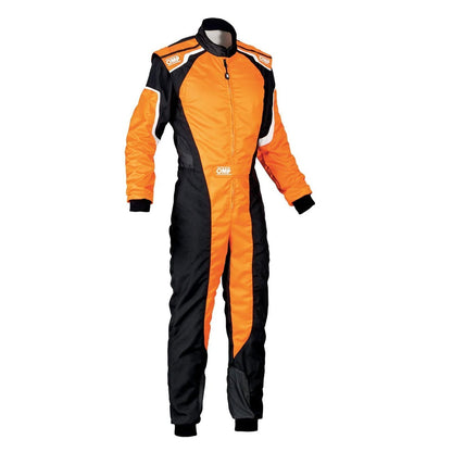 OMP KS-3 FLUO Orange Go Kart Racing Suit - STORMX GEAR