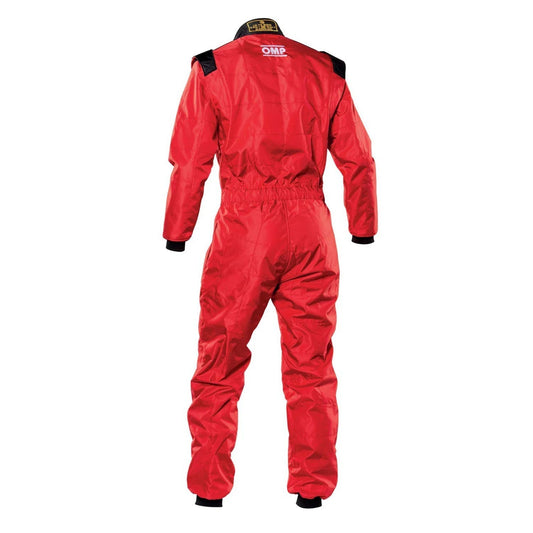 Back View Of OMP KS-4 Karting Suit - Red - STORMX GEAR