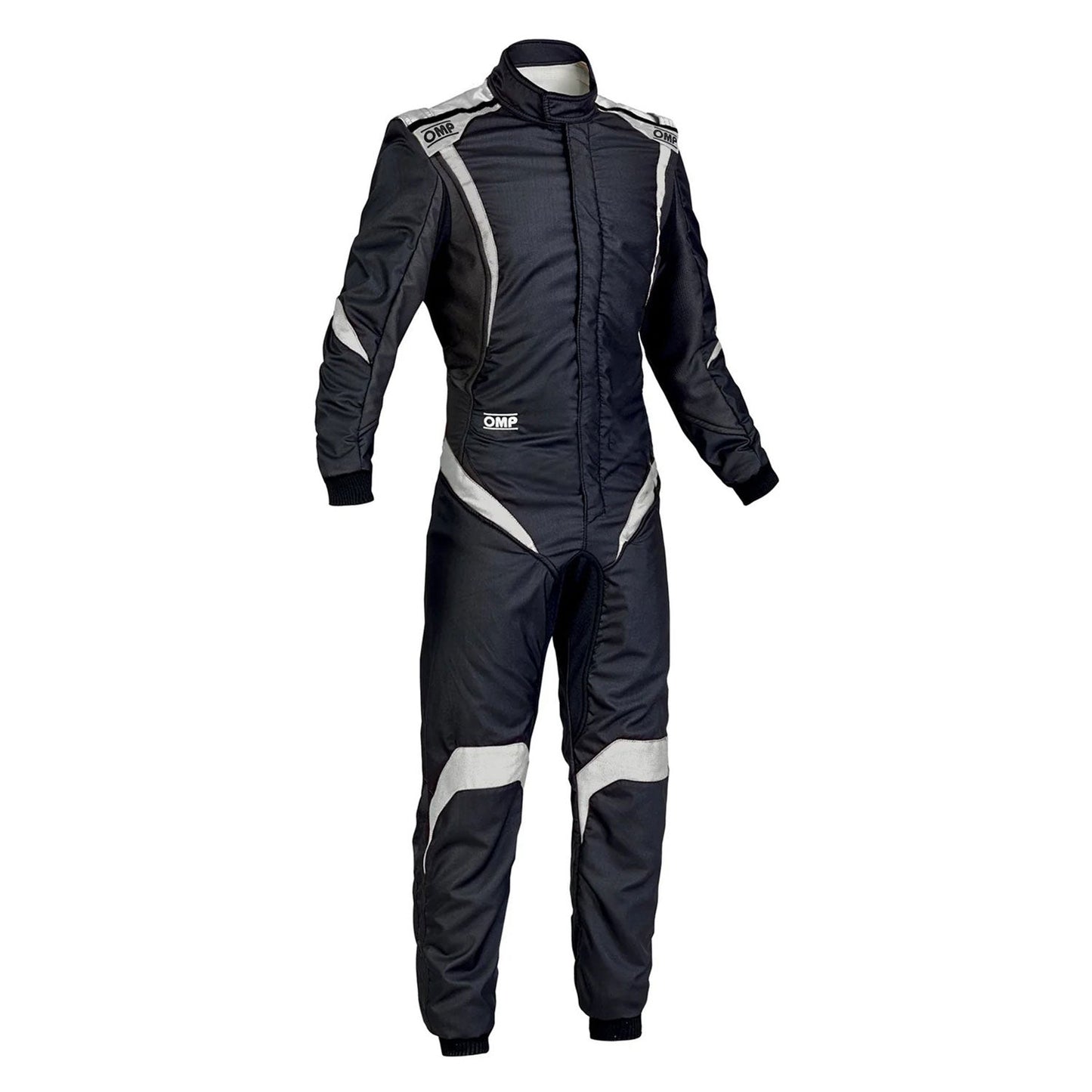 OMP ONE-S1 Black White Go Kart Racing Suit - STORMX GEAR